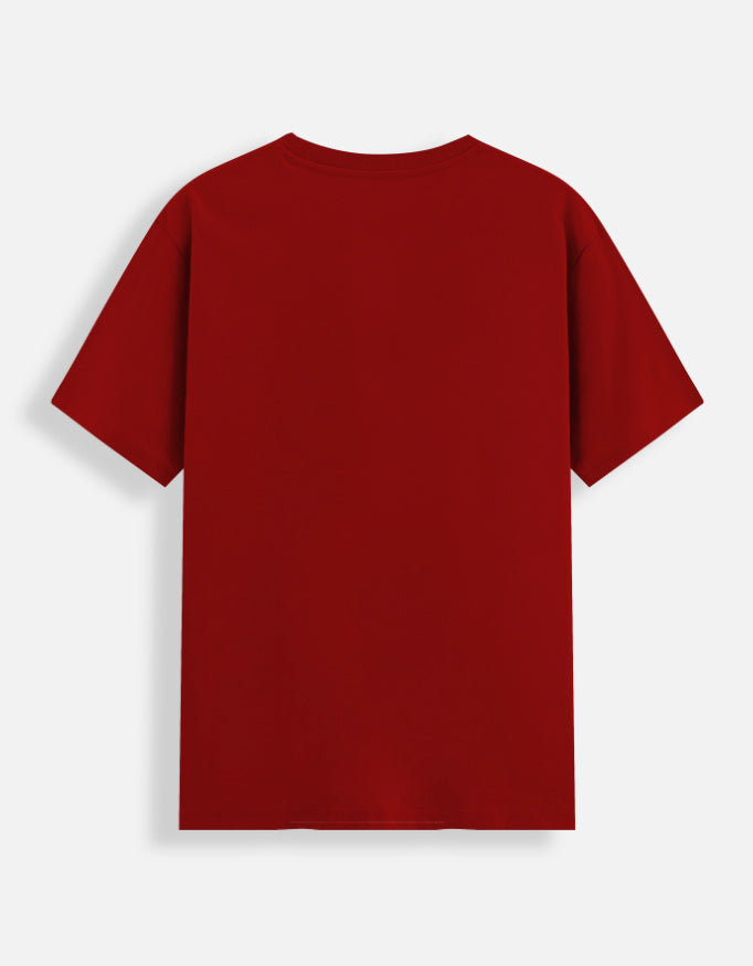 Red Stretchy t-shirt with Spanish Bull. Best for Bike Riders, Athelete and casual wear.