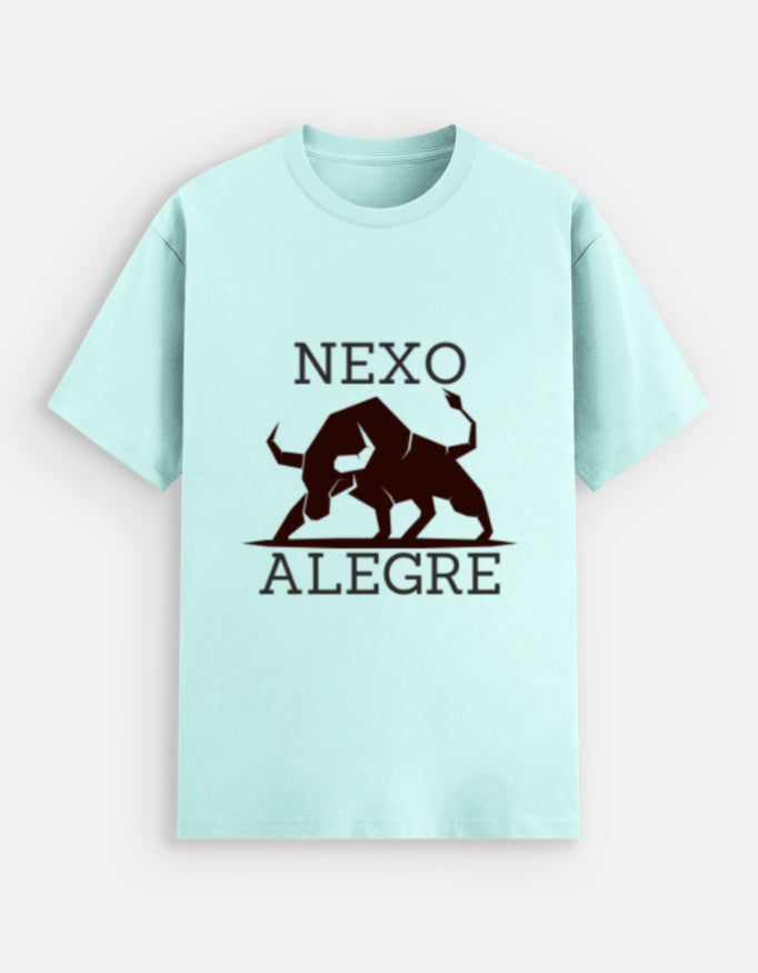 Mint Stretchy t-shirt with Spanish Bull print