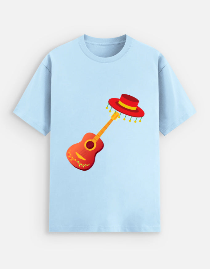 Unisex Spanish Musician T-Shirt, Perfect for musicians, guitarists, drummers and all other music instruments artists.