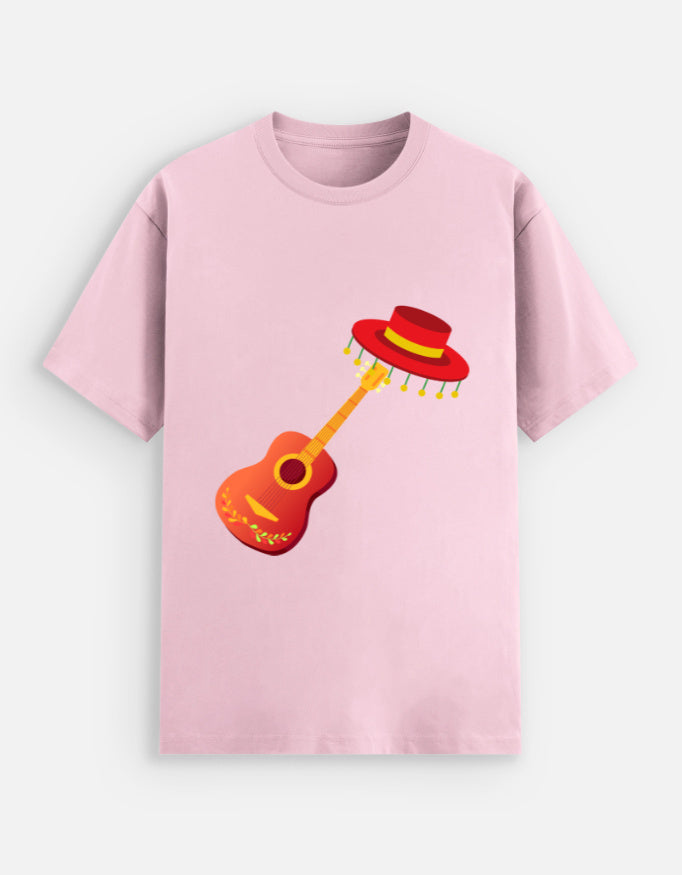 Unisex Spanish Musician T-Shirt, Perfect for musicians, guitarists, drummers and all other music instruments artists.