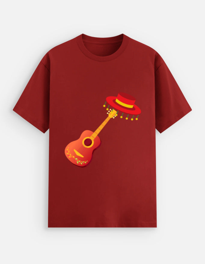 Unisex Spanish Musician T-Shirt, Perfect for musicians, guitarists, drummers and all other music instruments artists.
