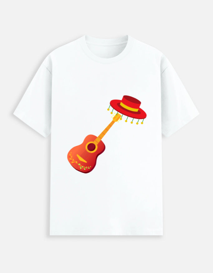 Unisex Spanish Musician T-Shirt, Perfect for musicians, guitarists, drummers and all other music instruments artists.